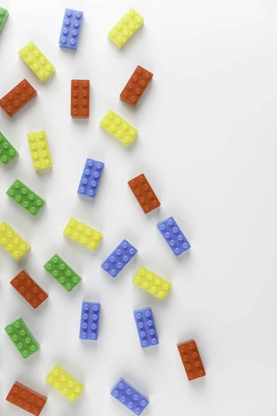 colorful plastic bricks blocks for game