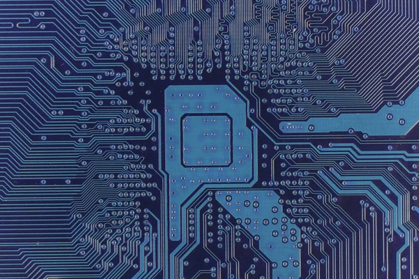 Ana bilgisayar devrede. Arkaplan için elektronik devre kartı