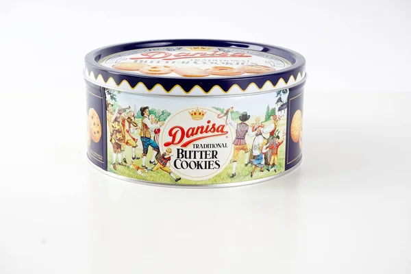 Kuala Lumpur Malajzia Február 2018 Danisa Butter Cookies Danish Brand Stock Fotó