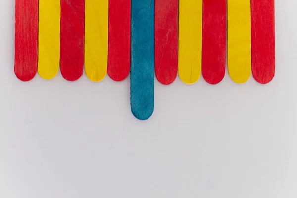 Tło Kolorowymi Pałeczkami — Zdjęcie stockowe