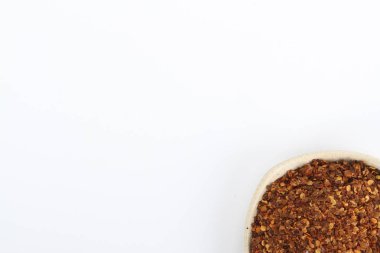 aromatik kahverengi biber yığını