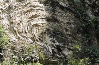 tam kare görüntü, kayalık uçurumun dokusu 