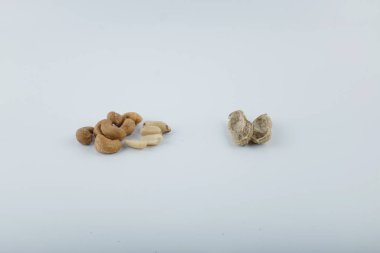 beyaz zemin üzerine çikolatalı kurabiye