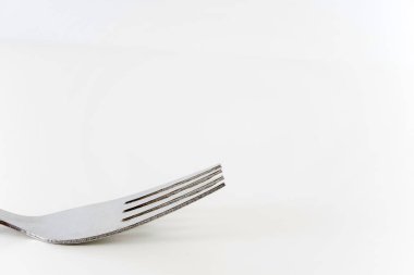 gümüş, bir paslanmaz çatal 