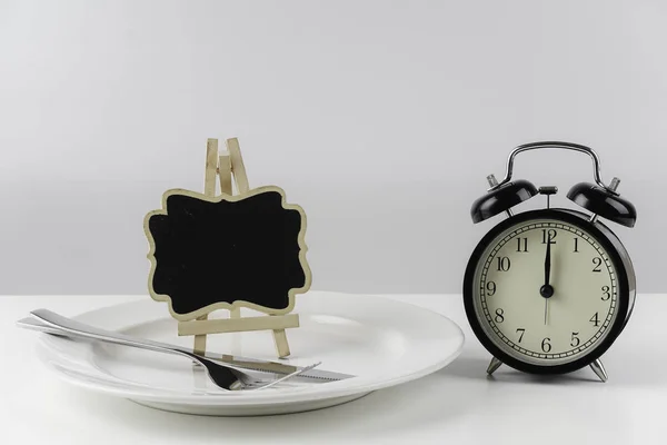 Reloj Despertador Antigua Estudio Concepto Tiempo —  Fotos de Stock