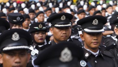 KUALA LUMPUR, MALAYSIA - 31 AĞUSTOS 2016; Merdeka Günü, Malezya 'nın Dataran Merdeka' daki Bağımsızlık Günü anısına düzenlendi..