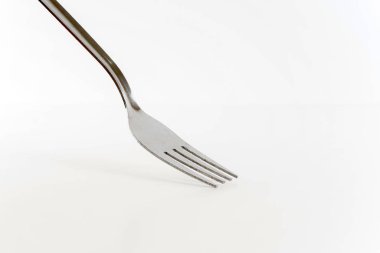 gümüş, bir paslanmaz çatal 