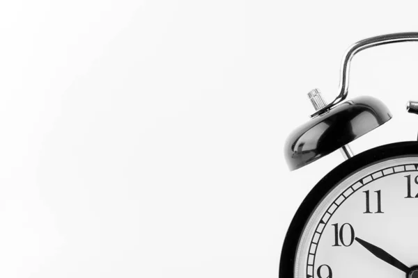 Old Fashioned Relógio Alarme Estúdio Conceito Tempo — Fotografia de Stock