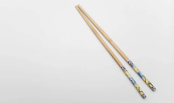 Chopstick Fondo Aislado Lado Derecho — Foto de Stock