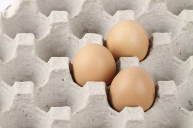 Beyaz arka planda noel yumurtaları