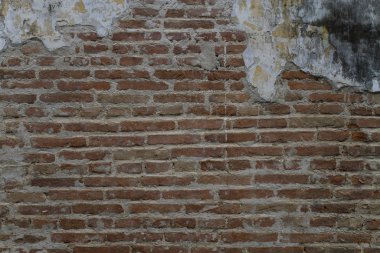 Eski kahverengi tuğla duvarın arkaplanı