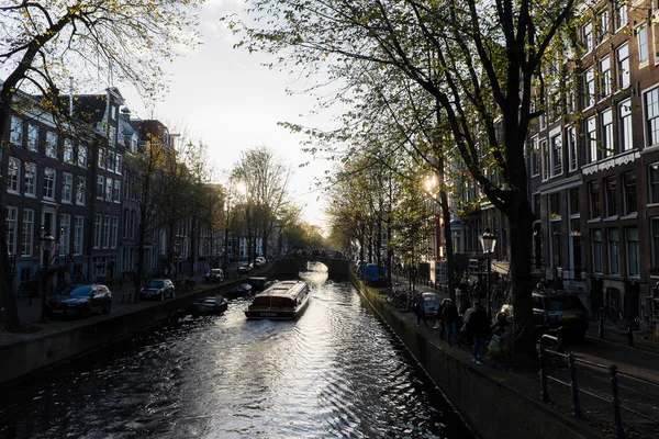 Amsterdam Netherlands November 11Th 2017 View Amsterdam Canals Netherlands Amsterdam — Foto de Stock