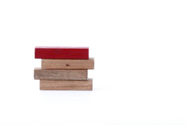 beyaz arka plan üzerinde izole duvar ahşap plakalar 