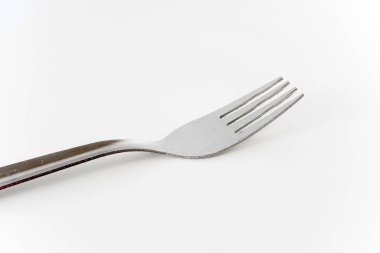 gümüş, bir paslanmaz çatal 