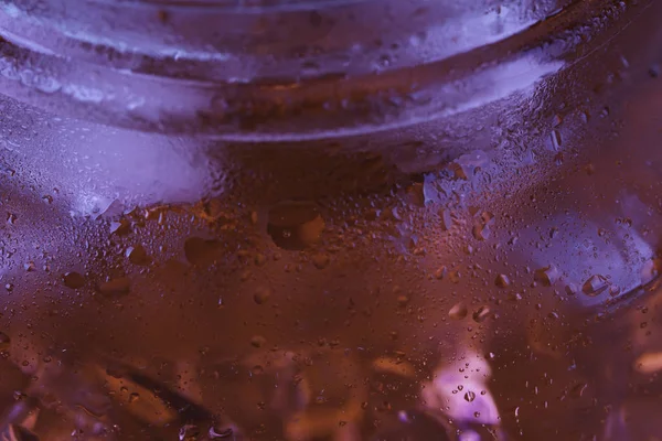 Gotas Água Vidro Com Coquetel Verão — Fotografia de Stock