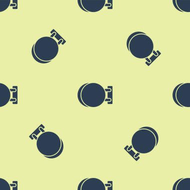 Mavi tabela asılı sembolü beyaz arka planda izole Dikişsiz desen. Reklam Bar, kafe, pub, Restoran için uygundur. Vektör Illustration