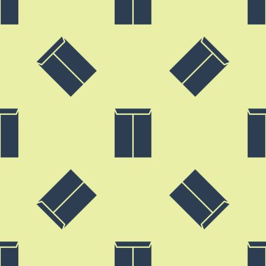 Mavi Zarf simgesi beyaz arkaplanda izole edilmiş kusursuz desen. E- posta mektup sembolü. Vektör İllüstrasyonu