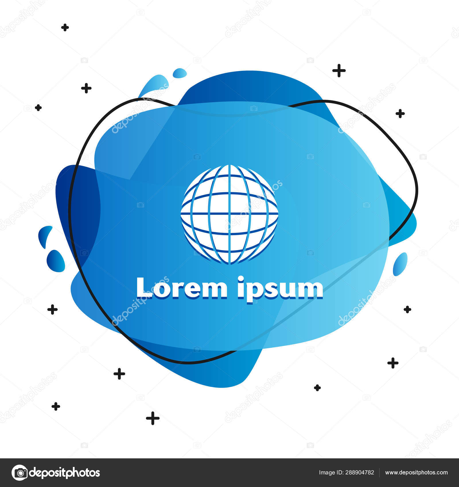 Weisse Erde Globus Symbol Isoliert Auf Weissem Hintergrund Welt Oder Erdzeichen Globales Internet Symbol Geometrische Formen Abstraktes Banner Mit Flussigen Formen Vektorillustration Stockvektor C Vectoroksana 288904782