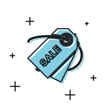 Beyaz arka planda yalıtılmış bir yazıt Satış simgesi ne şr Fiyat için rozet. Promosyon etiket indirimi. Vektör İllüstrasyonu