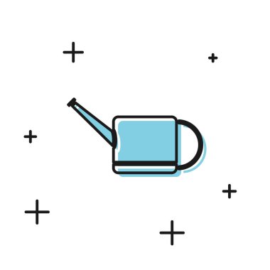 Siyah Sulama beyaz arka planda izole simgesi olabilir. Sulama sembolü. Vektör İllüstrasyonu