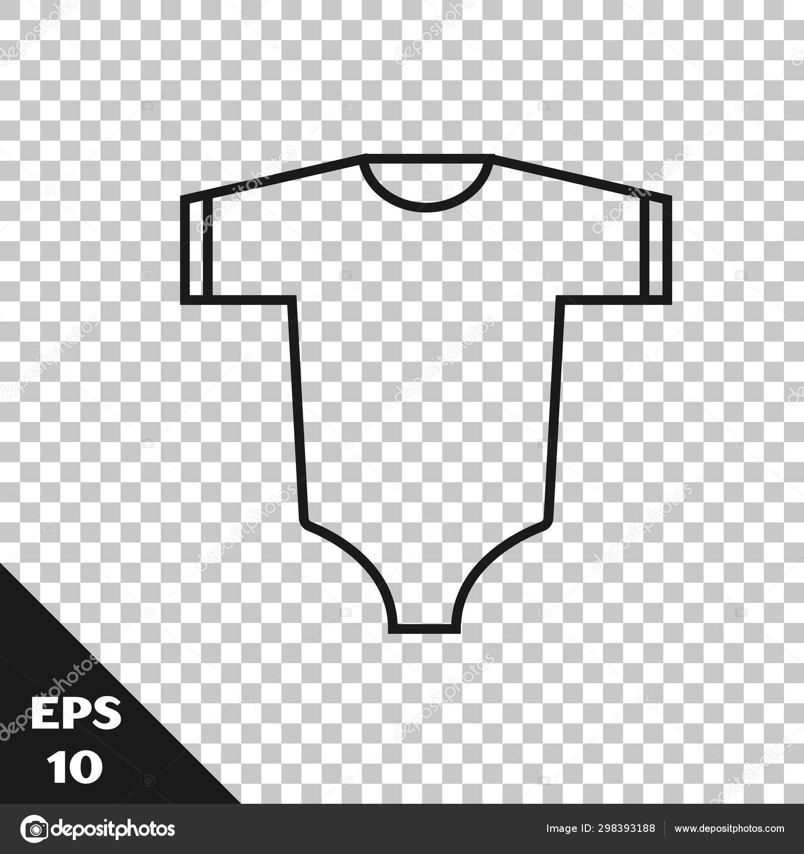 Black line Baby clothes icon isolated on transparent background. Baby  clothing for baby girl and boy. Baby bodysuit. Vector Illustration Stock  Vector by ©vectoroksana 298393188, image size:1600x1700