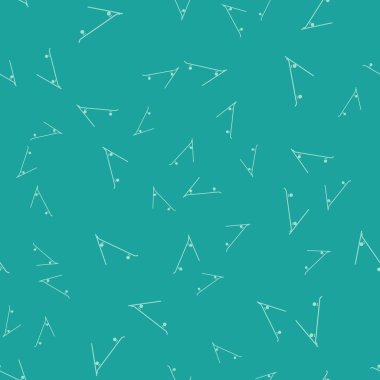 Yeşil Kaykay simgesi yeşil arka plan üzerinde sorunsuz desen izole. Ekstrem sporlar. Spor ekipmanları. Vektör İllüstrasyonu