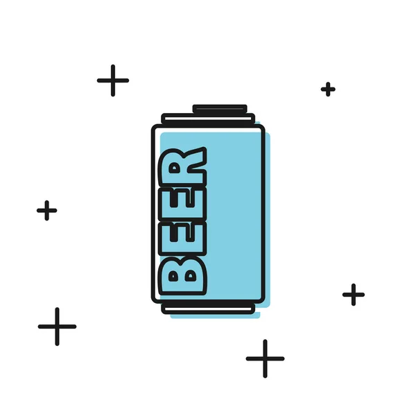 Černé pivo může být izolováno na bílém pozadí. Vektorová ilustrace — Stockový vektor