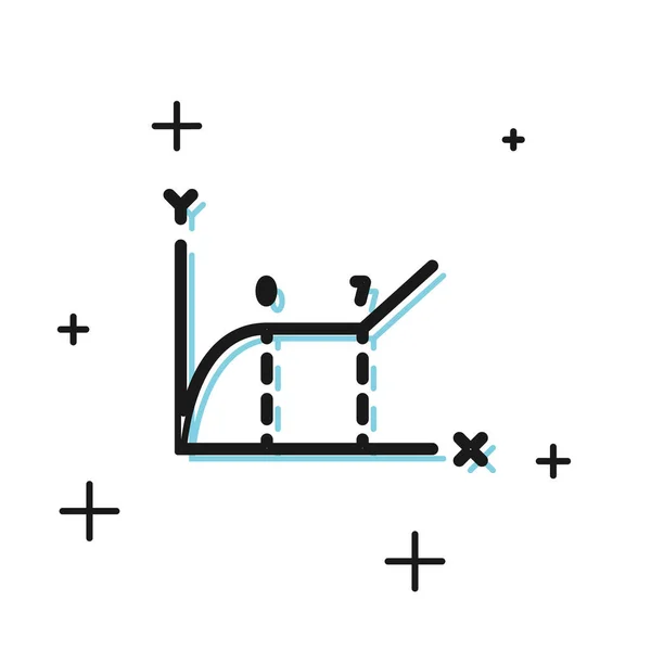 Black Pie Diagramm Infografik Symbol isoliert auf weißem Hintergrund. Diagrammdiagramm-Zeichen. Vektorillustration — Stockvektor