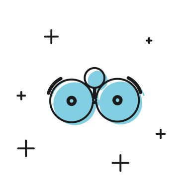 Siyah Zil alarm zili simgesi beyaz arka planda yalıtılmış. Alarm sembolü, servis zili, el zili işareti, bildirim sembolü. Vektör İllüstrasyonu