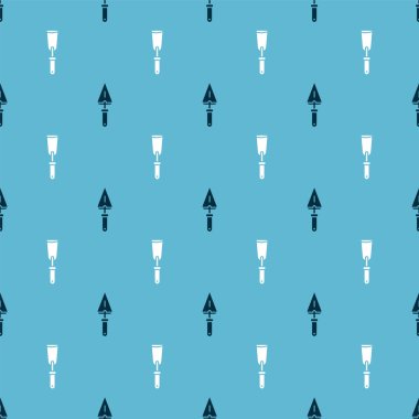 Trowel ve Macun bıçağını kusursuz bir kalıba sokun. Vektör