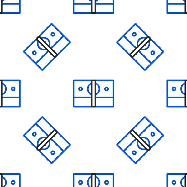 Line Stacks Icône Trésorerie Papier Argent Isolé Motif Sans Couture — Image vectorielle