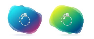 Beyaz arkaplanda Parfüm simgesini ayır. 8 Mart. Uluslararası Mutlu Kadınlar Günü. Sıvı şekilli soyut pankart. Vektör İllüstrasyonu.