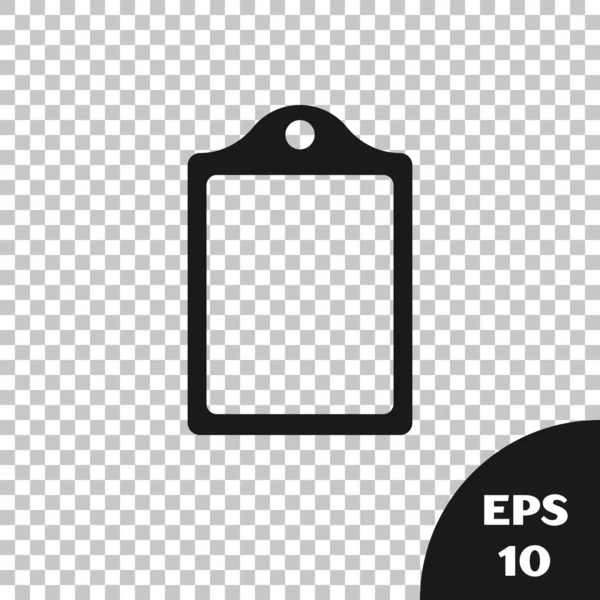 Icono Tabla Cortar Negro Aislado Sobre Fondo Transparente Símbolo Tabla — Archivo Imágenes Vectoriales