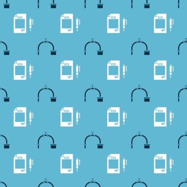 Endüstri borusunu, vanayı, kontratı, parayı ve kalemi sorunsuz bir düzene sokun. Vektör.