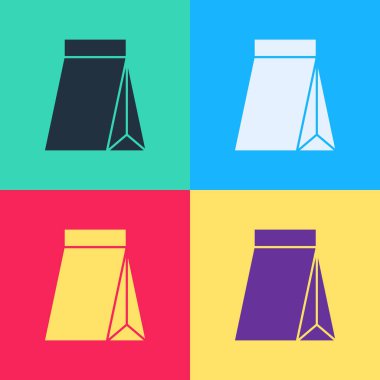 Arkaplanda izole edilmiş kahve çekirdeği ikonu resmi. Vektör.