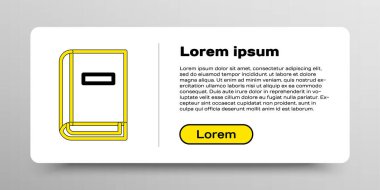 Satır Kullanıcı elle simgesi beyaz arkaplanda izole edildi. Kullanıcı rehberi kitabı. Talimat işareti. Kullanmadan önce oku. Renkli taslak konsepti. Vektör.