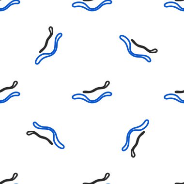 Ebola virüsü çizgisi ikonu beyaz arka planda izole edilmiş. Renkli taslak konsepti. Vektör