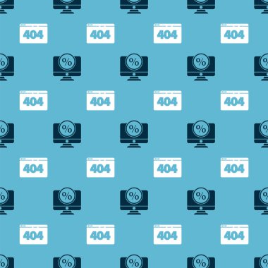 İndirim ve izleme oranını ayarlayın ve Sayfa 404 'te pürüzsüz bir hata oluştur. Vektör