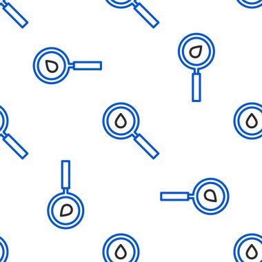 Yağ bırakma simgesi beyaz arkaplanda izole edilmiş. Jeolojik keşif, jeoloji araştırması. Renkli taslak konsepti. Vektör.