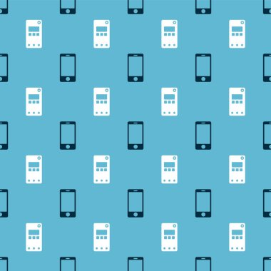 Cep telefonunu ve cep telefonunu kusursuz bir şablona ayarla. Vektör.