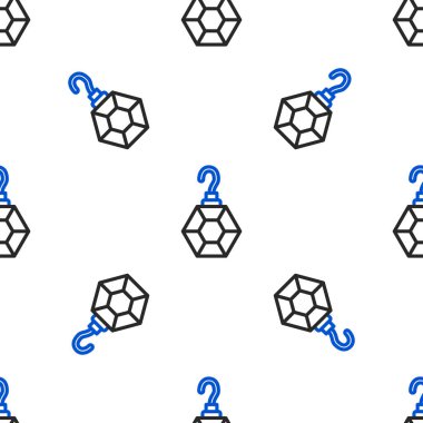 Küpe simgesi beyaz arkaplanda izole edilmiş kusursuz desen. Mücevher aksesuarları. Renkli taslak konsepti. Vektör.