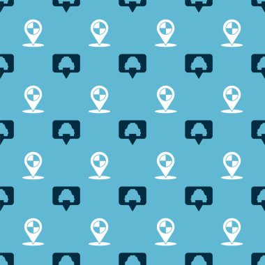 Harita işaretçisini taksiyle, harita işaretçisini de taksiyle kusursuz bir şekilde ayarla. Vektör.