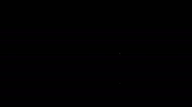 Siyah arkaplanda beyaz çizgili kolsuz tişört simgesi var. 4K Video hareketli grafik canlandırması