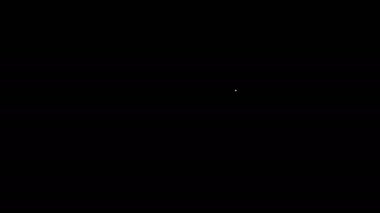 Beyaz çizgili kurabiye ya da siyah arka planda çikolata ikonlu bisküvi. 4K Video hareketli grafik canlandırması