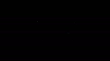 Morgdaki ölü bedeni siyah arka planda izole edilmiş. 4K Video hareketli grafik canlandırması