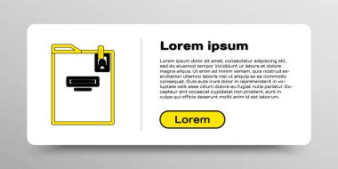 Beyaz arkaplanda kişisel dizin simgesi izole edildi. Renkli taslak konsepti. Vektör.