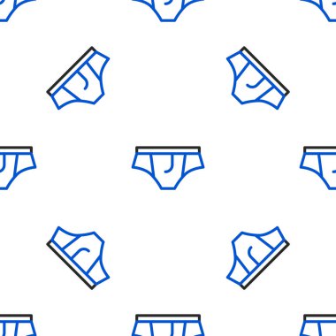 Çizgi iç çamaşırı simgesi beyaz arkaplanda izole edilmiş. Renkli taslak konsepti. Vektör.