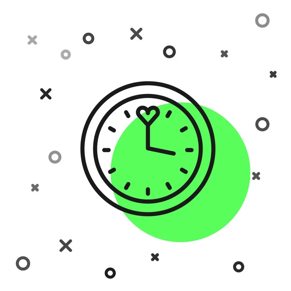 Clock 아이콘은 배경에서 분리되었다 시간의 Vector — 스톡 벡터