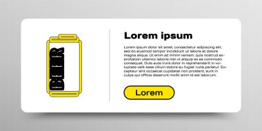 Çizgi Birası simgesi beyaz arkaplanda izole edilebilir. Renkli taslak konsepti. Vektör.