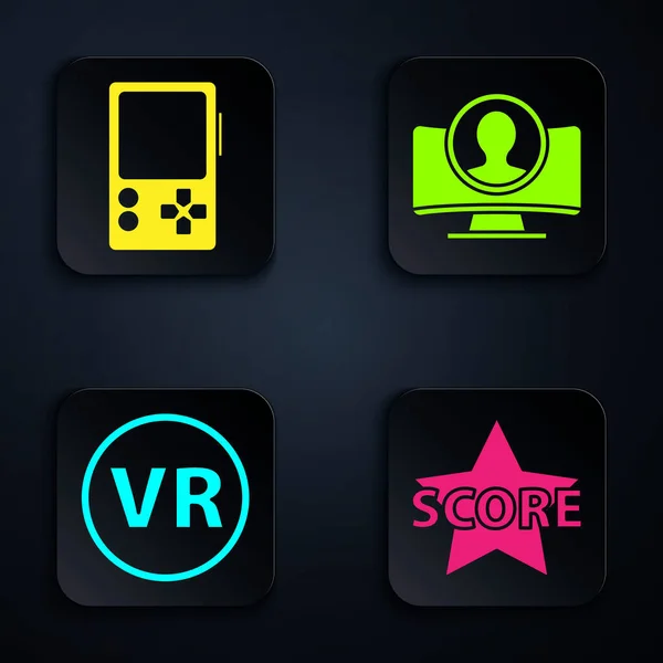 Estrelas e corações - botões para o design da interface e do menu de jogos  e aplicativos para celular e pc.